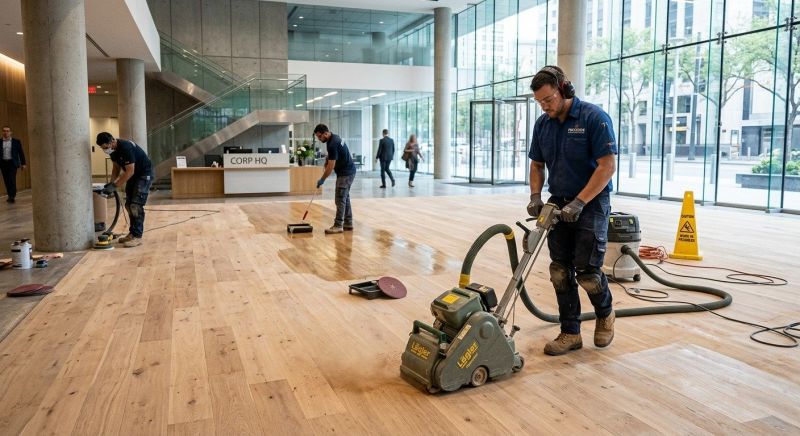 Our team working on Flooring Service projects in Westlake, OH