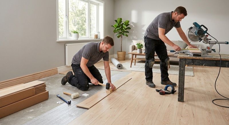 Laminate Floor Installation in Avon Lake, OH