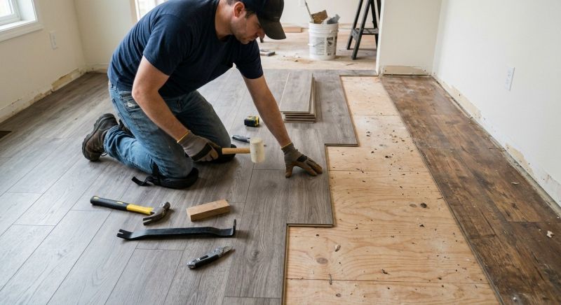Laminate Floor Installation in Bedford, OH