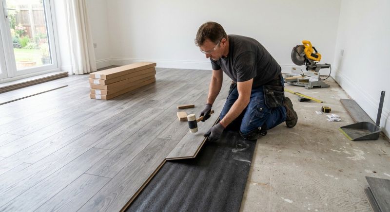 Laminate Floor Installation in Berea, OH