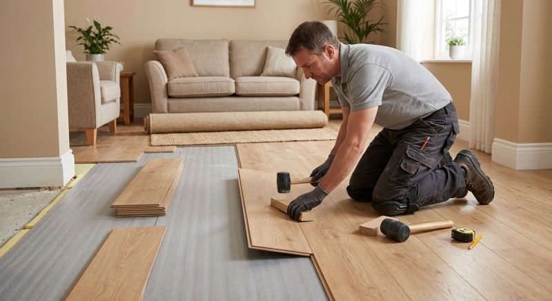 Laminate Floor Installation in Hinckley, OH