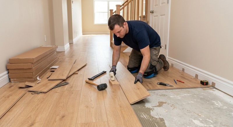 Laminate Floor Installation in Hinckley, OH