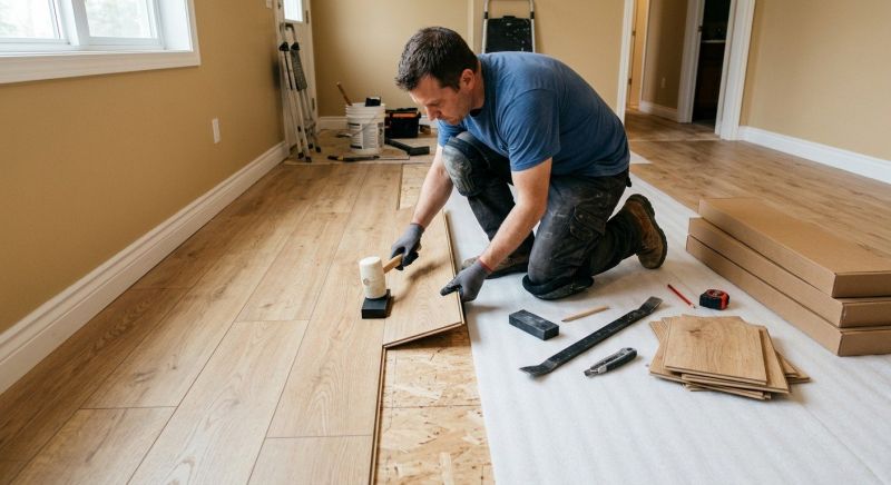 Laminate Floor Installation in Hinckley, OH