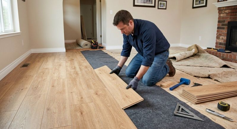 Laminate Floor Remodeling in Westlake, OH