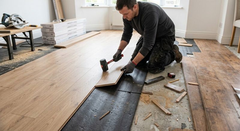 Laminate Floor Replacement in Bedford, OH
