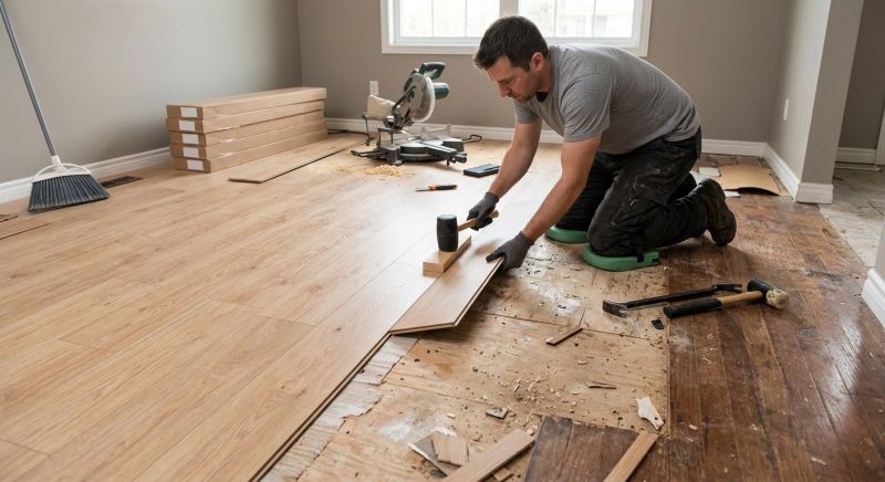 Laminate Floor Replacement in Elyria, OH