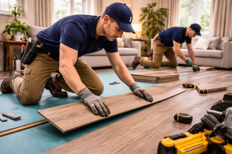 Laminate Floor Replacement in North Olmsted, OH