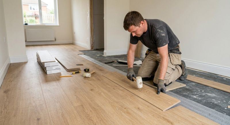 Linoleum Floor Installation in Berea, OH