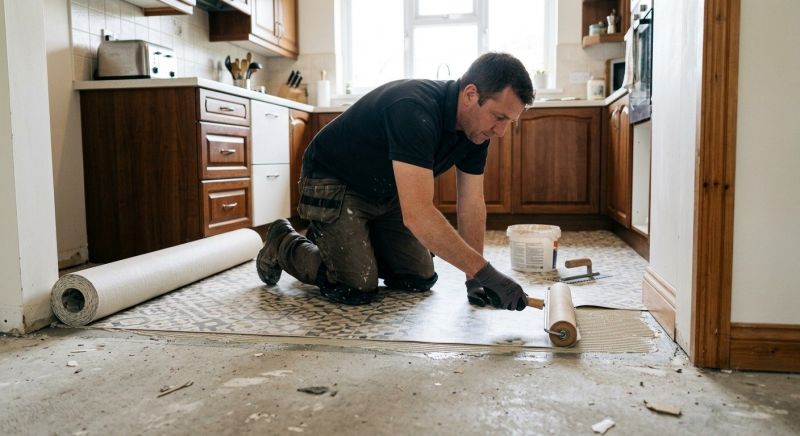 Linoleum Floor Installation in Medina, OH