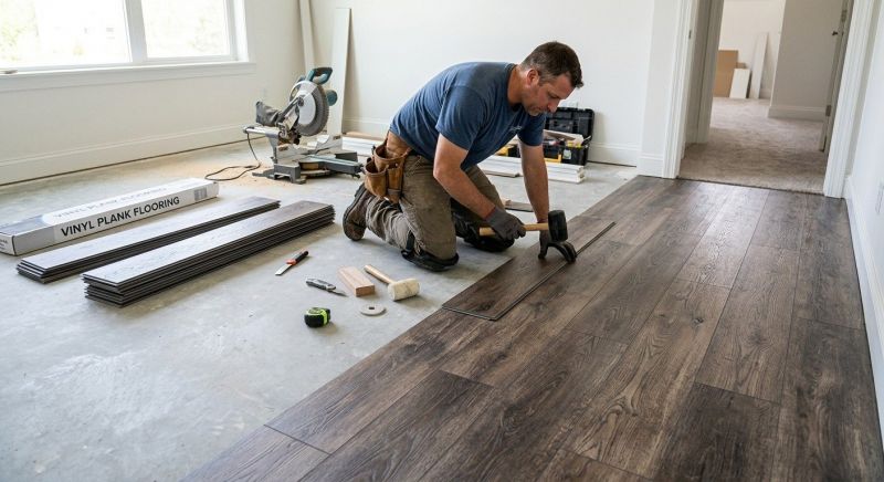 Linoleum Floor Installation in Valley City, OH