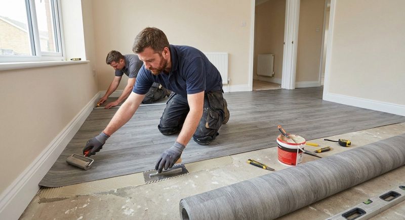 Sheet Flooring Installation in Westlake, OH