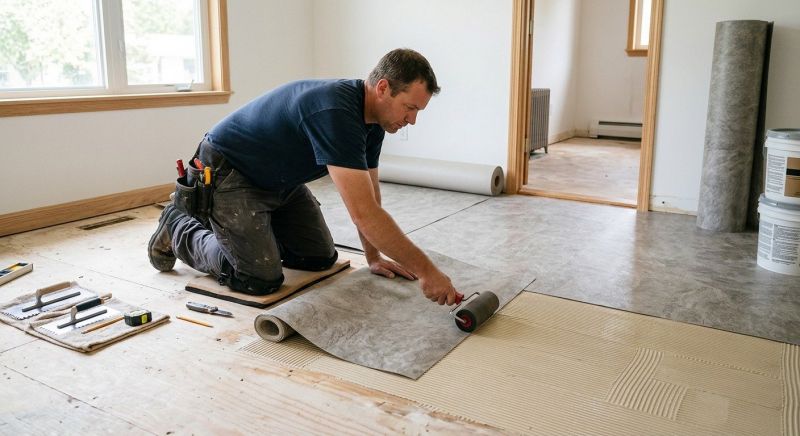 Sheet Flooring Installation in Richfield, OH