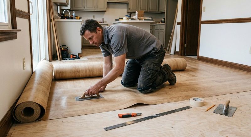 Sheet Flooring Installation in Vermilion, OH