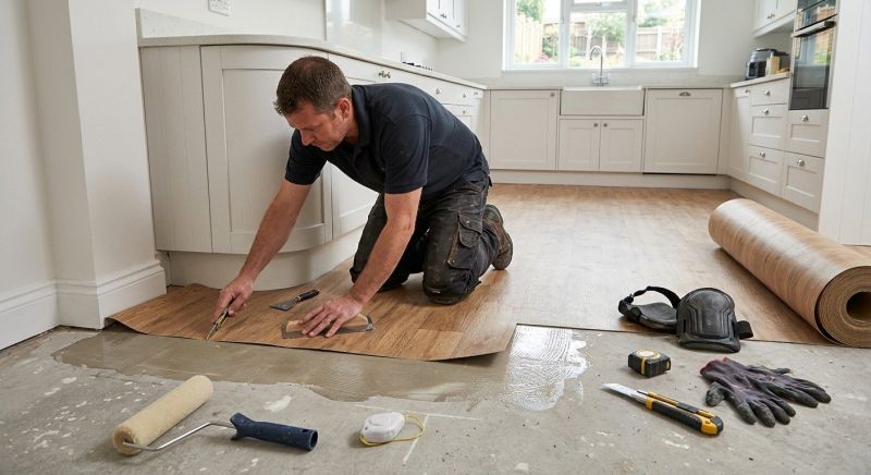 Sheet Linoleum Installation in Lagrange, OH