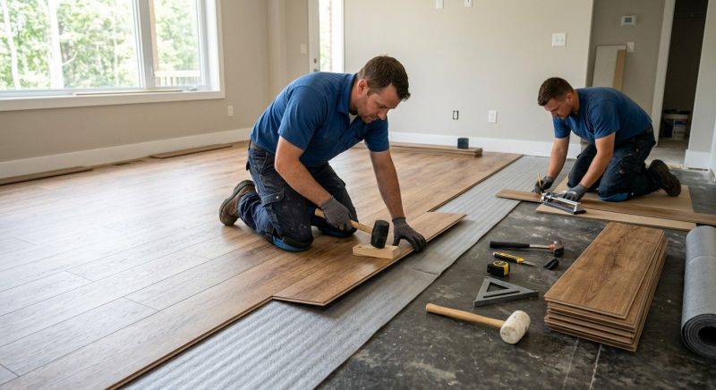 Vinyl Flooring Installation in Berea, OH