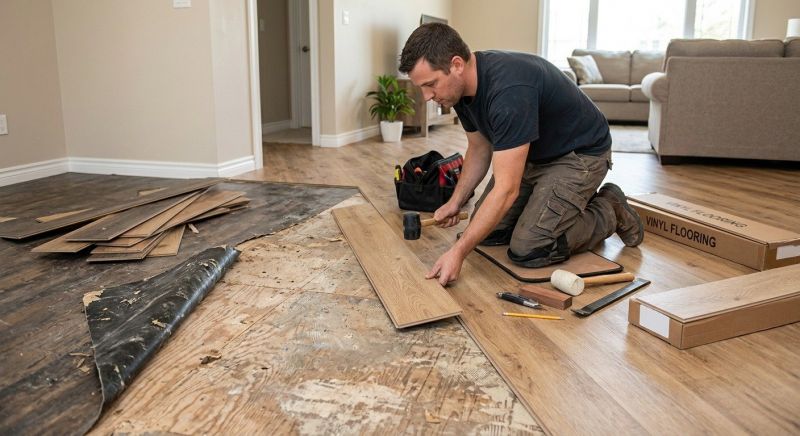 Vinyl Flooring Installation in Olmsted Falls, OH
