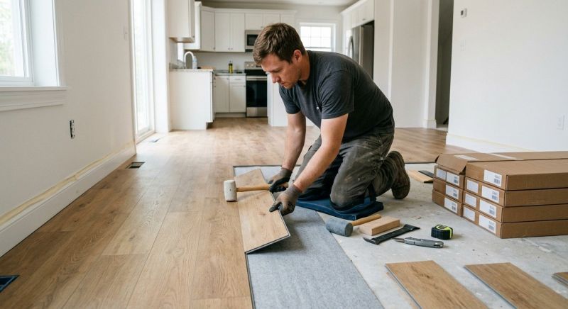 Vinyl Plank Floor Installation in Westlake, OH