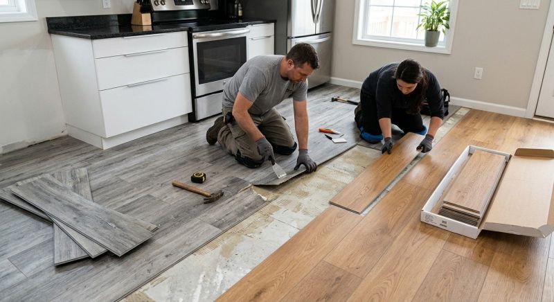 Vinyl Tile Installation in Westlake, OH