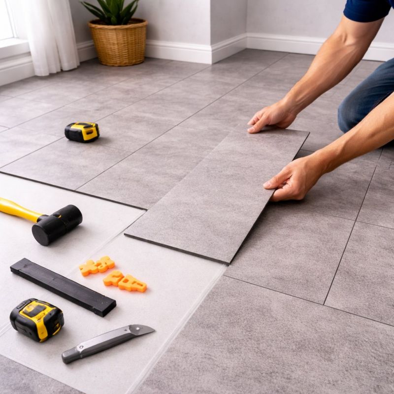 Vinyl Tile Replacement in Westlake, OH